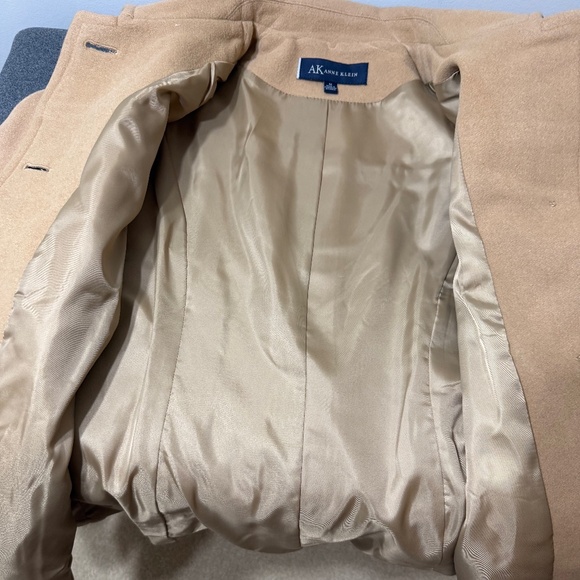 Anne Klein Wool with 4 Button Front Camel Size M - Picture 9 of 16